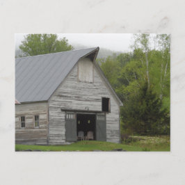 Cartão Postal Rustic Barn - Vermont