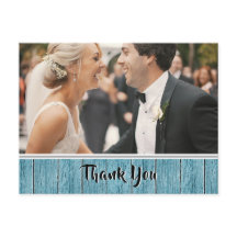 Rustic Blue Shiplap Border Foto De Casamento Obrig