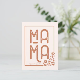 Cartão Postal Rustic Boho Mama