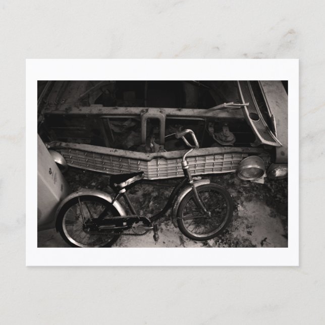 Cartão Postal Rustic Metals Postcard Print by JH Thornton (Frente)