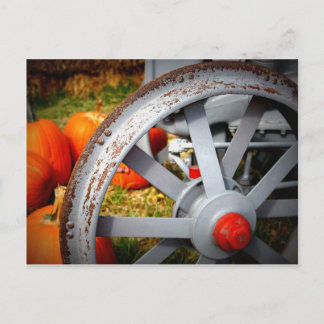 Cartão Postal Rustic Pumpkins