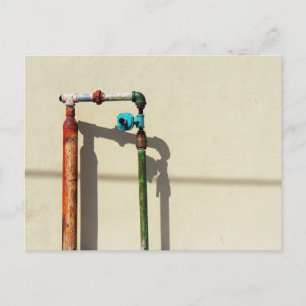 Cartão Postal Rusty Pipes