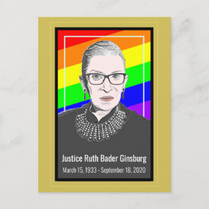 Cartão postal Ruth Bader Ginsburg