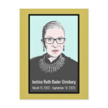 Cartão postal Ruth Bader Ginsburg