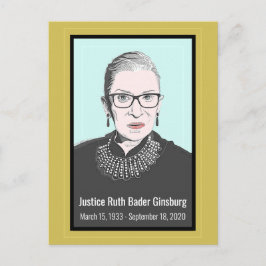 Cartão postal Ruth Bader Ginsburg