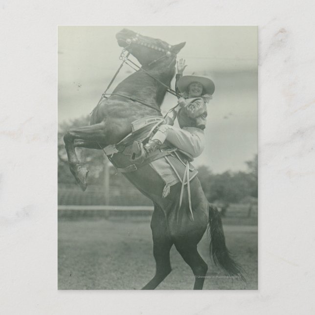 Cartão Postal Ruth Roach em Tony, Cheyenne, Wyoming. (Frente)