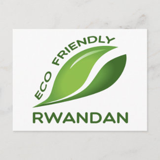 Cartão Postal Rwandês Ecologicamente Correto.