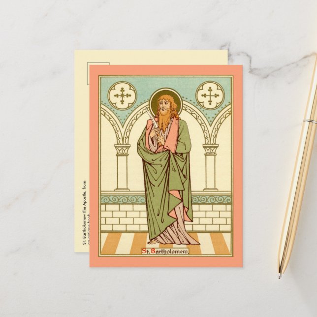 Cartão Postal S. Bartolomeu o Apóstolo (RLS 03) (Frente/Verso In Situ)