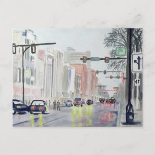 Cartão Postal S Rua Principal, Ann Arbor Michigan