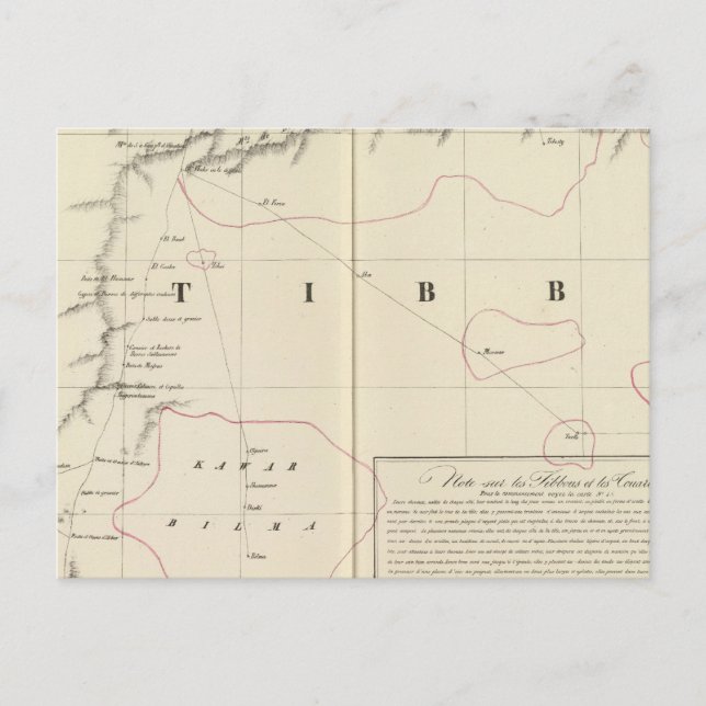 Cartão Postal Saara, África 16 (Frente)