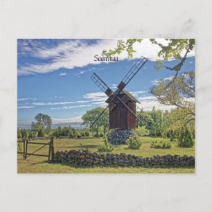 Cartão Postal Saaremaa, Ilha da Estônia,