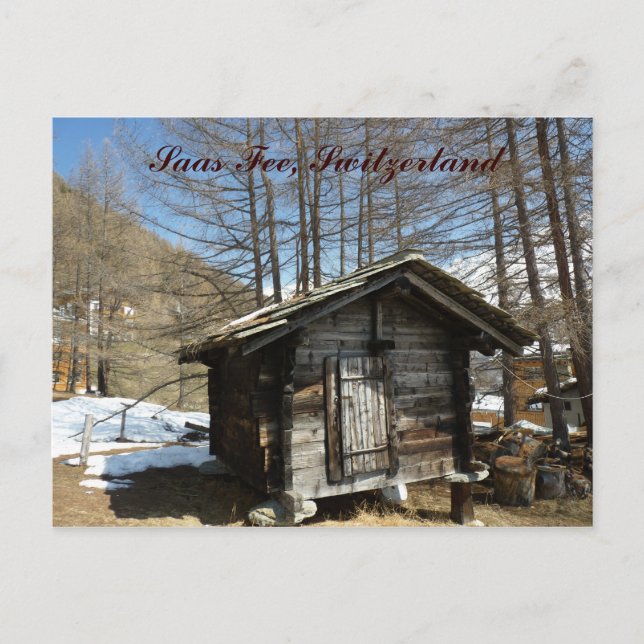 Cartão Postal Saas Fee (Frente)