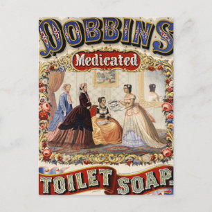 Cartão Postal Sabonete Toalete Medicamentoso Dobbins