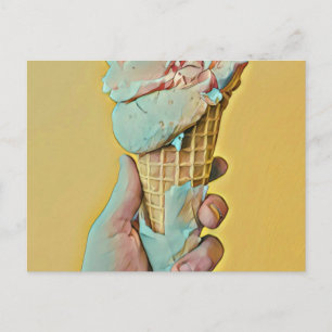 Cartão Postal Sabor sorvete