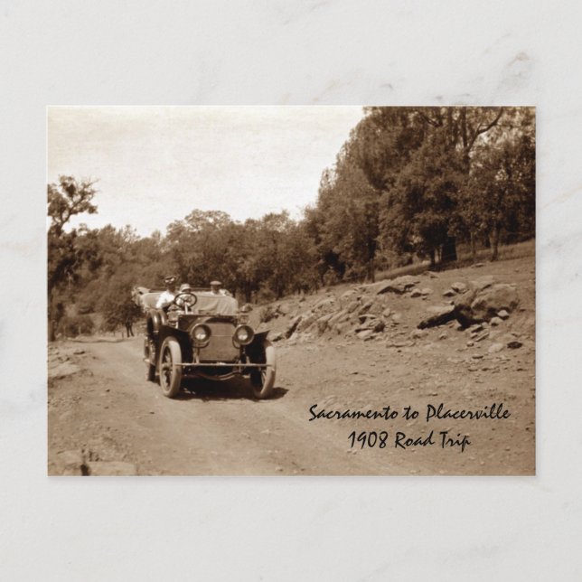 Cartão Postal Sac a Placerville (Frente)