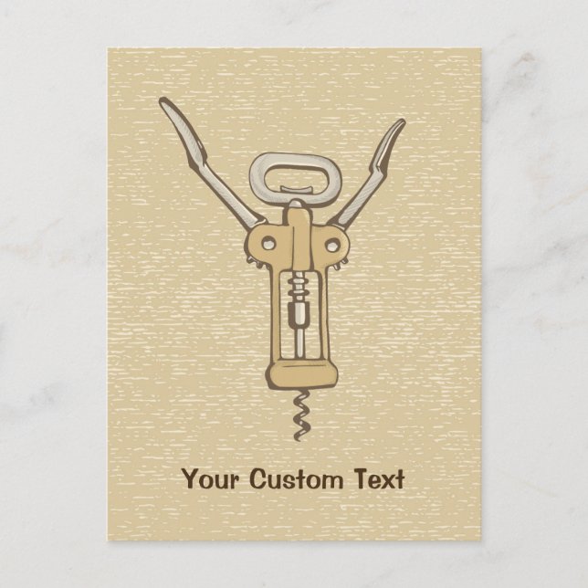 Cartão Postal Saca-rolhas (Frente)