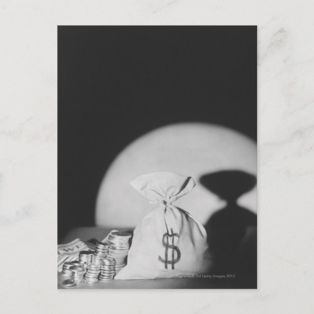 Cartão Postal Saco de Dinheiro (Frente)