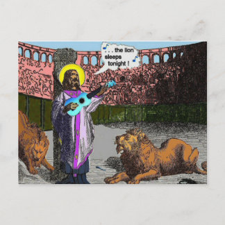 Cartão Postal Saco Ukulele: Leons den