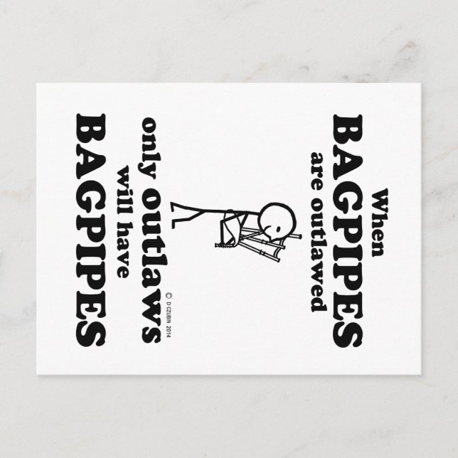 Cartão Postal Sacos Proibidos (Frente)