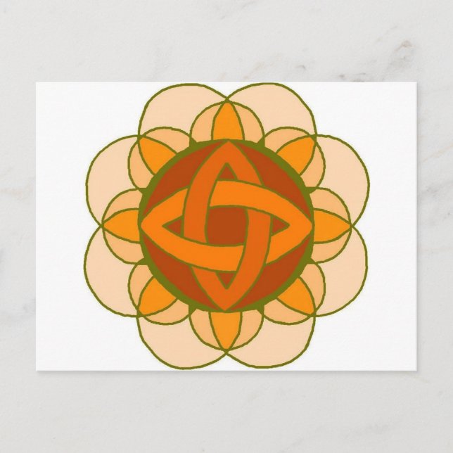 Cartão postal "Sacral Chakra" (Frente)