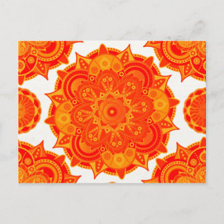 Cartão Postal Sacral Chakra Mandala