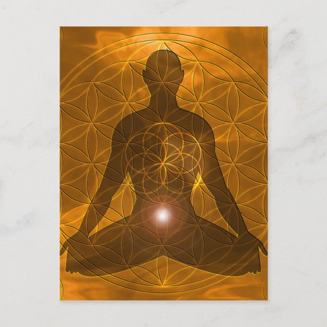Cartão Postal Sacral Chakra Swadhisthana (Frente)