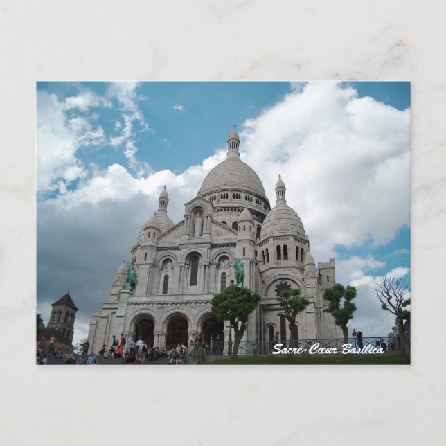 Cartão Postal Sacré-Coeur Basilica (Frente)