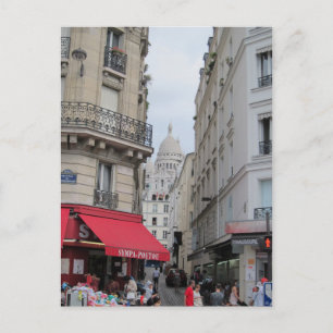 Cartão Postal Sacre Coeur Basilica Dome, Paris