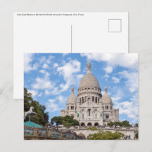 Sacre Coeur na colina de Montmartre - Paris, Franç
