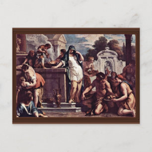 Cartão Postal Sacrifício À Deusa Vesta Por Ricci Sebastiano