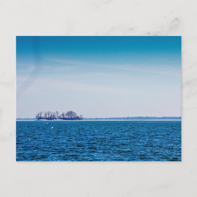 Cartão Postal Safety Island, Grand Lake Saint Marys, Ohio (Frente)