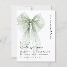 Cartão Postal Sage Green Arco Baptism