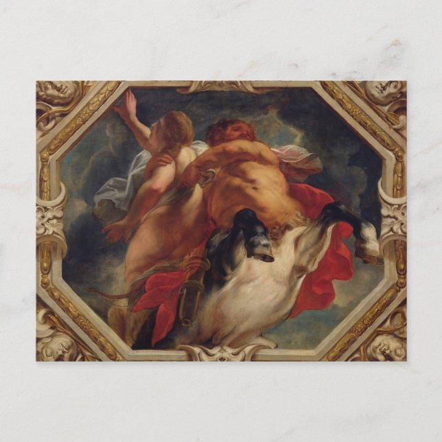 Cartão Postal Sagitário, dos Sinais do Zodíaco (Frente)