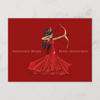 Sagitário Fêmea Deusa - Vermelho