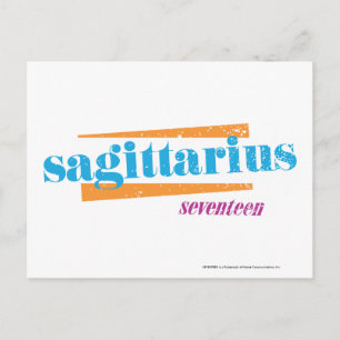 Cartão Postal Sagittarius Aqua