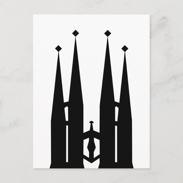 Cartão Postal Sagrada Família (Frente)