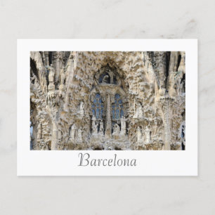 Cartão Postal Sagrada Família. fachada da natividade.