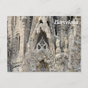 Cartão Postal Sagrada Família. fachada da natividade.