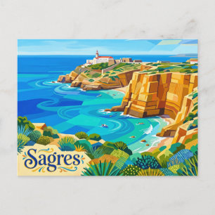 Cartão Postal Sagres Portugal