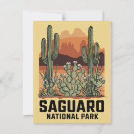 Cartão Postal Saguaro National Park Cactus