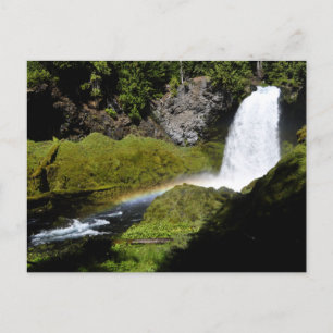 Cartão Postal Sahalie Falls Rainbow