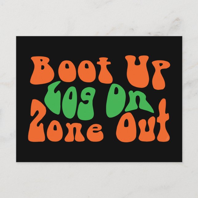 Cartão Postal Saia! (Frente)