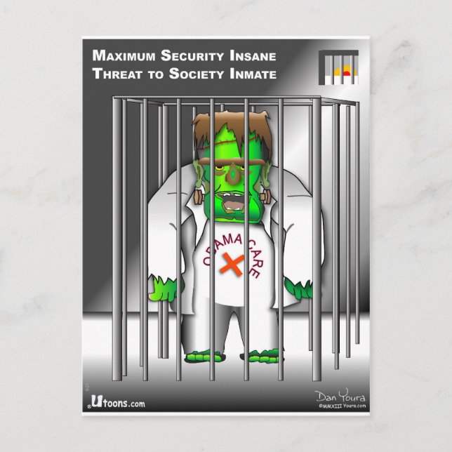 Cartão Postal Saia da cadeia (Frente)