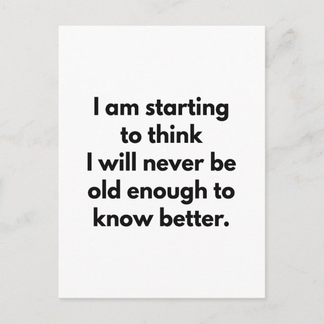 Cartão Postal Saiba melhor (Frente)