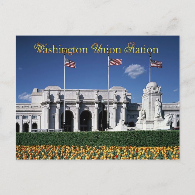 Cartão Postal Saída da Estação da União, Washington, D.C. (Frente)