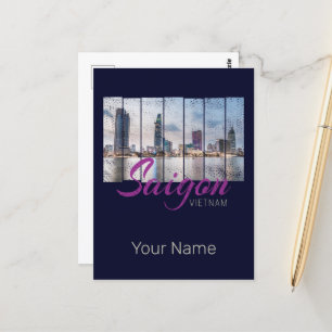 Cartão Postal Saigon (Ho-Chi-Minh-Stadt) HCMC Vietnam Souvenir
