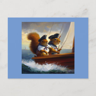 Cartão Postal Sailers de Esquilo