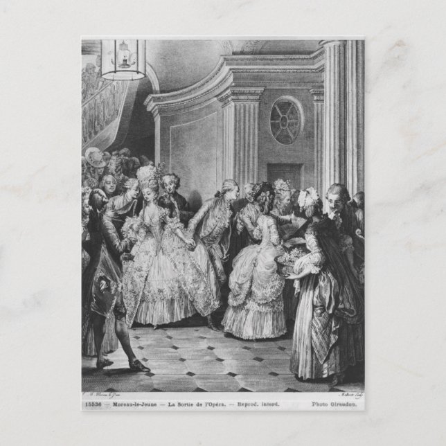 Cartão Postal Saindo da Ópera (Frente)
