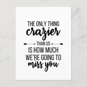 Cartão Postal Saindo Daqui, Chefe Saindo, Melhor Presente Amigo,