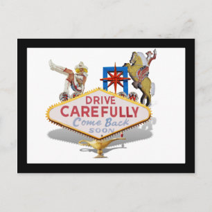 Cartão Postal Saindo de Las Vegas